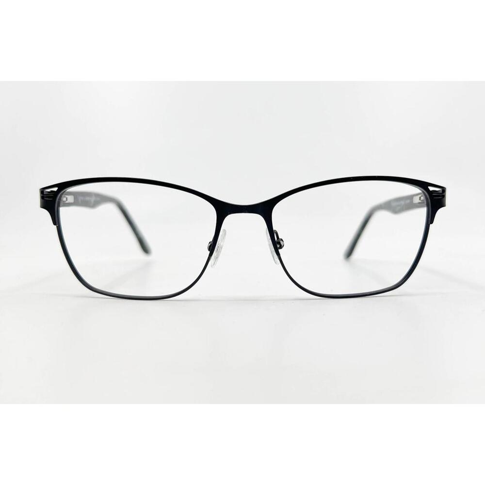 BCBGMAXAZRIA Eyeglasses Frames Only Tiarra Black 53-16-140 Flex Hinge